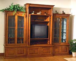 Custom Gun Cabinet and Entertainment Center